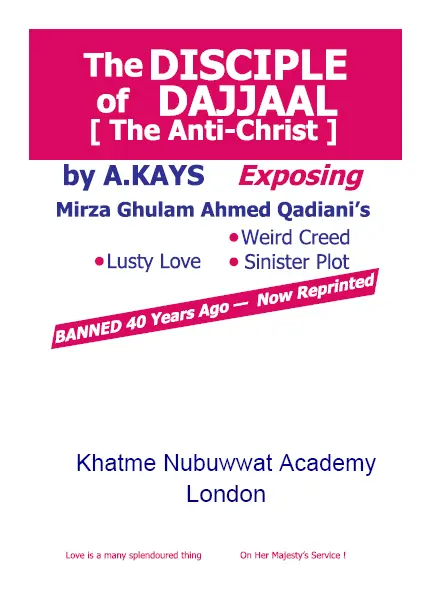 The Disciple Of Dajjal (The Anti-Christ)